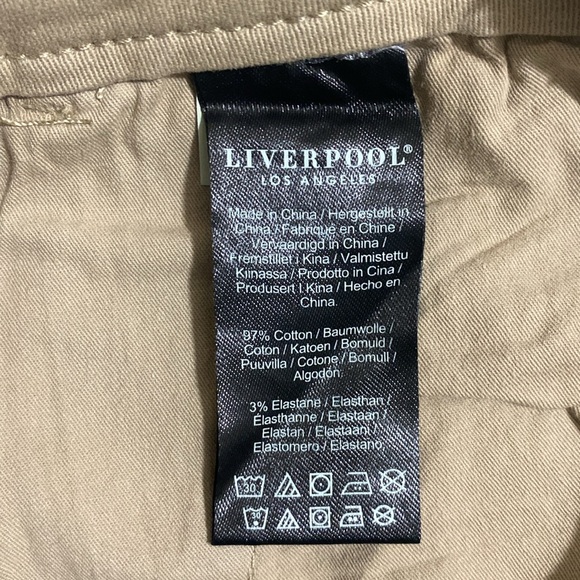 LIVERPOOL Los Angeles Men's The Chino Pant KHAKI Pants 36x32 - Picture 8 of 9